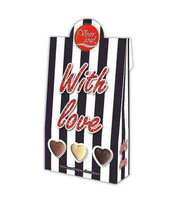 Cadeau doos black & white with love