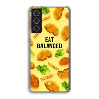 Eat Balanced: Samsung Galaxy S21 FE Transparant Hoesje
