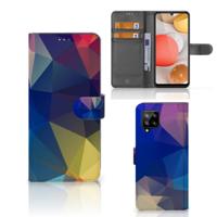 Samsung Galaxy A42 5G | Book Case | Polygon Dark