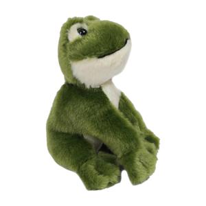 Knuffeldier Groene Kikker - zachte pluche stof - premium kwaliteit knuffels - groen - 12 cm