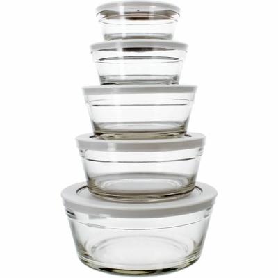 Voedselopslagcontainer Menastyl Cirkelvormig 150 ml 400 ml (5 Stuks)