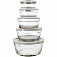 Voedselopslagcontainer Menastyl Cirkelvormig 150 ml 400 ml (5 Stuks)