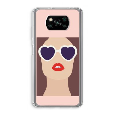Red lips: Xiaomi Poco X3 Pro Transparant Hoesje
