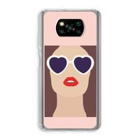Red lips: Xiaomi Poco X3 Pro Transparant Hoesje