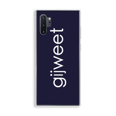 Gijweet: Samsung Galaxy Note 10 Plus Transparant Hoesje