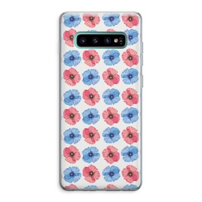 Klaproosjes: Samsung Galaxy S10 Plus Transparant Hoesje