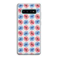 Klaproosjes: Samsung Galaxy S10 Plus Transparant Hoesje