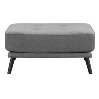 Leen Bakker - Hocker Charly - 44x73x90 Cm - Stof - Grijs