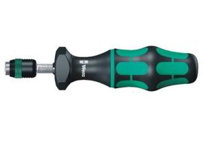 Wera Serie 7400 Kraftform instelbare momentschroevendraaier draaimomentsleutel 0.3 tot 1.2 Nm, met Rapidaptor snelwisselhouder