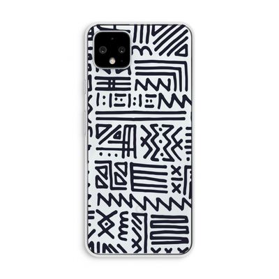Marrakech print: Pixel 4 XL Transparant Hoesje