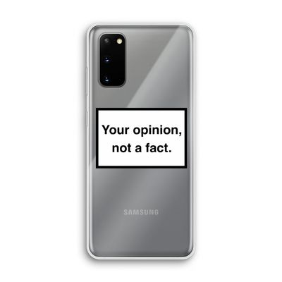 Your opinion: Samsung Galaxy S20 Transparant Hoesje