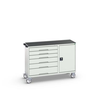 Bott Verso Montagewagen | 6 Lades | 1 Deur | Afrolrand | RAL 7035 - 16927155.16