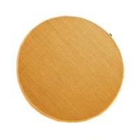 Nordic Weavers Rond wollen vloerkleed Lett - okergeel - 120 cm rond