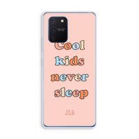 Cool Kids Never Sleep: Samsung Galaxy Note 10 Lite Transparant Hoesje