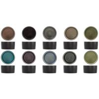 Cosy & Trendy tapas / saus schaaltjes Streetfood - set 10x - aardewerk - multi kleuren - D12 x 6 cm