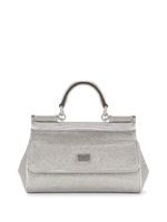 Dolce & Gabbana petit sac à main Sicily satiné KIM DOLCE&GABBANA - Argent