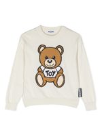 Moschino Kids pull en maille intarsia - Tons neutres - thumbnail