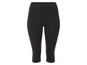esmara Dames capri legging - plus size (Zwart, 3XL (56/58))