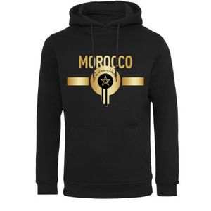 FC Eleven - Atlas Lions Marokko Hoodie - Zwart/ Goud