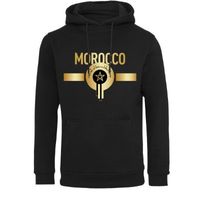 FC Eleven - Atlas Lions Marokko Hoodie - Zwart/ Goud - thumbnail