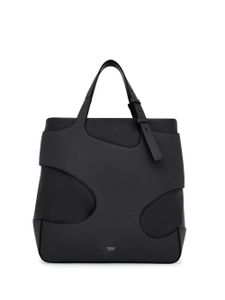 Ferragamo cut-out detail padded tote bag - Noir