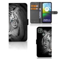Motorola Moto G9 Power | Telefoonhoesje | Met pasjeshouder | Tijger