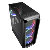 Sharkoon TK5M RGB ATX Desktop PC-behuizing Zwart - thumbnail