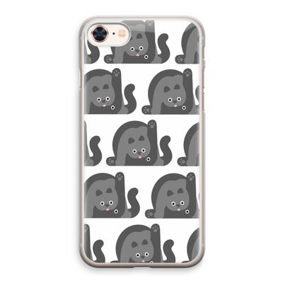 Cats: iPhone 8 Transparant Hoesje