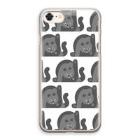 Cats: iPhone 8 Transparant Hoesje