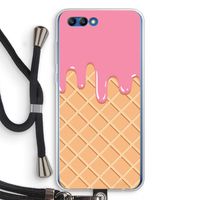 Ice cream: Honor 10 Transparant Hoesje met koord