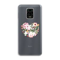 GRL PWR Flower: Xiaomi Redmi Note 9 Pro Transparant Hoesje