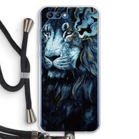 Darkness Lion: Honor 10 Transparant Hoesje met koord