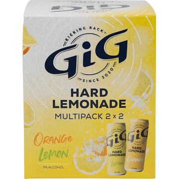 Gig Hard Lemonade 4x330ML bij Jumbo