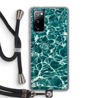 Weerkaatsing water: Samsung Galaxy S20 FE / S20 FE 5G Transparant Hoesje met koord