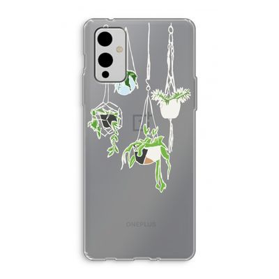 Hang In There: OnePlus 9 Transparant Hoesje