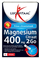 Lucovitaal Magnesium 400 mg 2Go Poedersticks - thumbnail