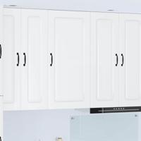 Keukenkast Kalmar Hoogglans wit 50 x 31 x 100 cm Bewerkt hout