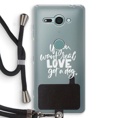 Partner in crime: Sony Xperia XZ2 Compact Transparant Hoesje met koord