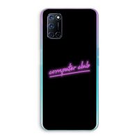 Vice Black: Oppo A92 Transparant Hoesje