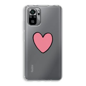 Hartje: Xiaomi Redmi Note 10S Transparant Hoesje