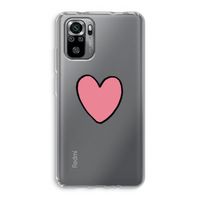 Hartje: Xiaomi Redmi Note 10S Transparant Hoesje
