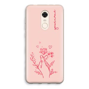 Giving Flowers: Xiaomi Redmi 5 Transparant Hoesje