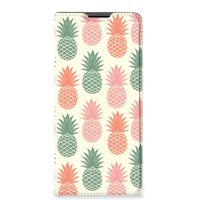 Motorola Edge 30 Pro Flip Style Cover Ananas