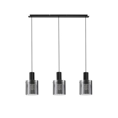 Lyora Design hanglampMirbi 3-lichts zwart recht - 9236202