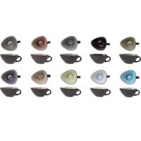 Cosy & Trendy tapas / saus schaaltjes Streetfood - met oor - 10x - multi kleuren - 11 x 9 x 5 cm