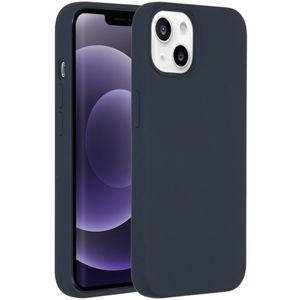 Accezz Liquid Silicone voor Apple iPhone 13 Telefoonhoesje Blauw