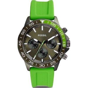 Fossil Bq2501 Bannon multifunctioneel horloge van zwart siliconen met labels