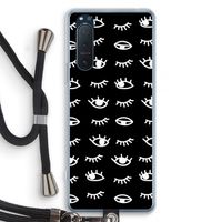 Eye pattern #3: Sony Xperia 5 II Transparant Hoesje met koord Eye pattern #3: Sony Xperia 5 II Transparant Hoesje met koord