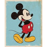 Poster Mickey Mouse retro 40 x 50 cm   -