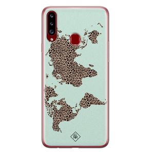 Samsung Galaxy A20s siliconen hoesje - Wild world